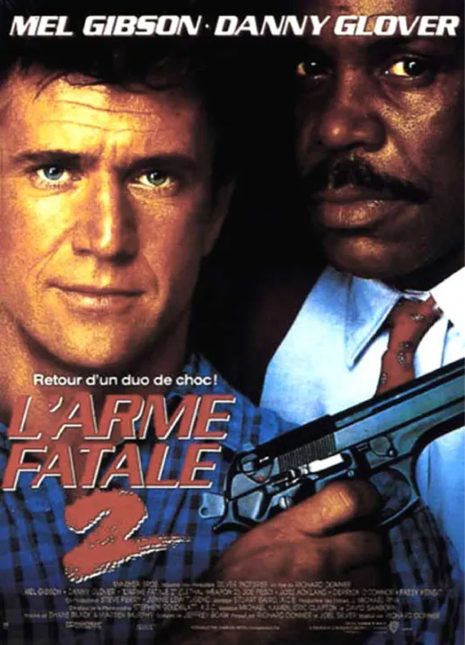 Publicity image from the movie Lethal Weapon 2